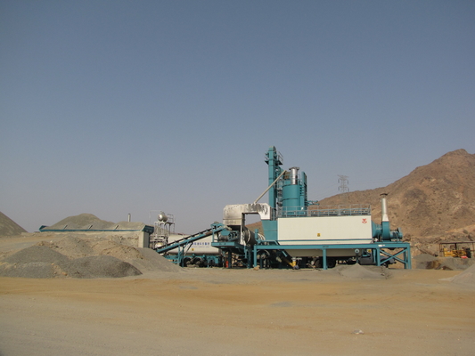 120 ~ 160t / H Mobile Asphalt Mixing Plant Compact Structure Modular Design