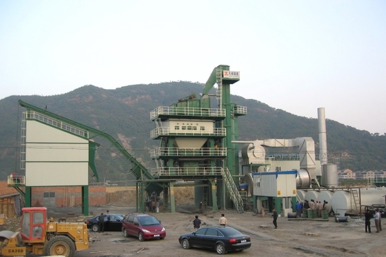 Air Back Flush 0.18% Weighing Accuracy Asphalt Mixer Plant With 160T Finished Bin